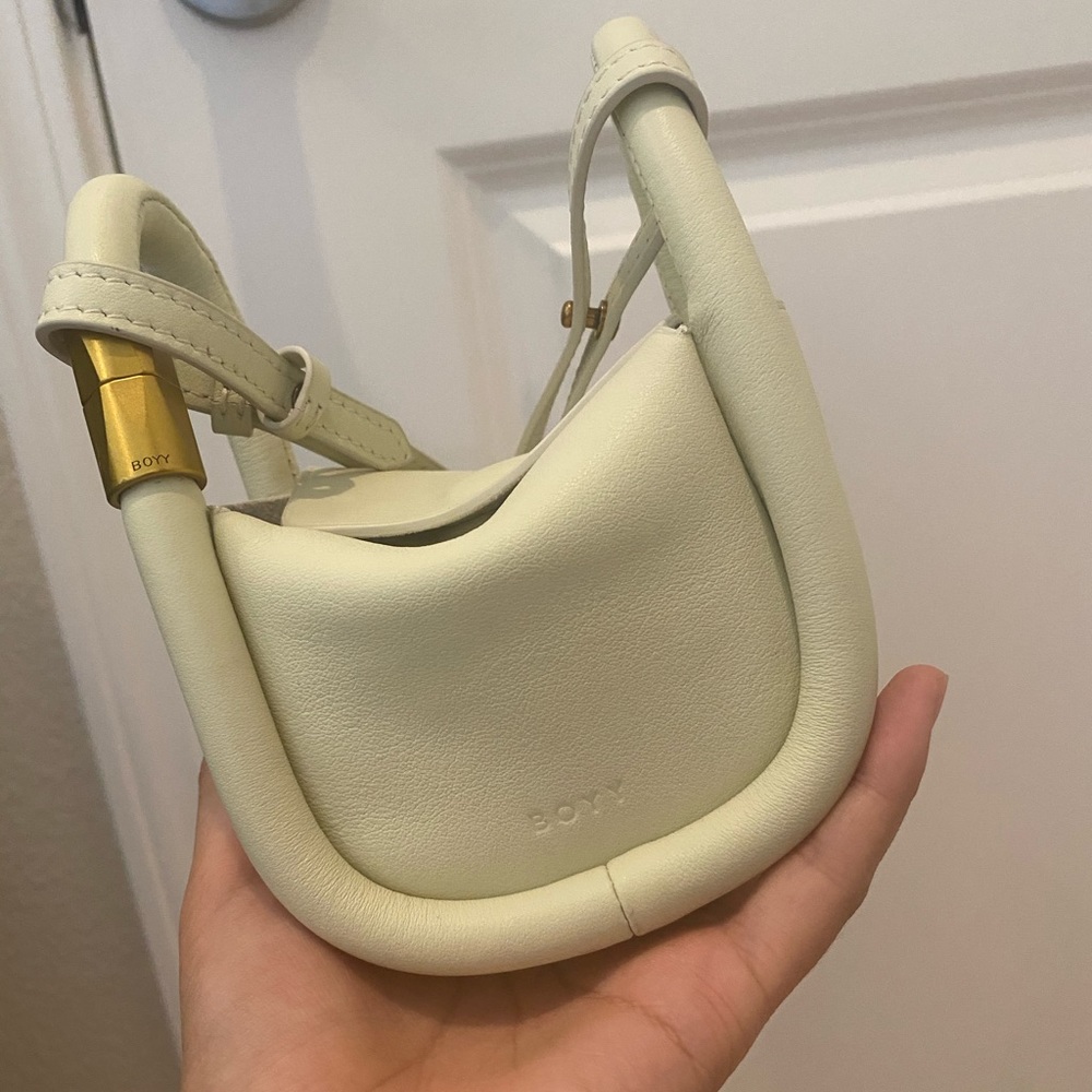 Boyy "Wonton" crossbody nano bag in calf leather